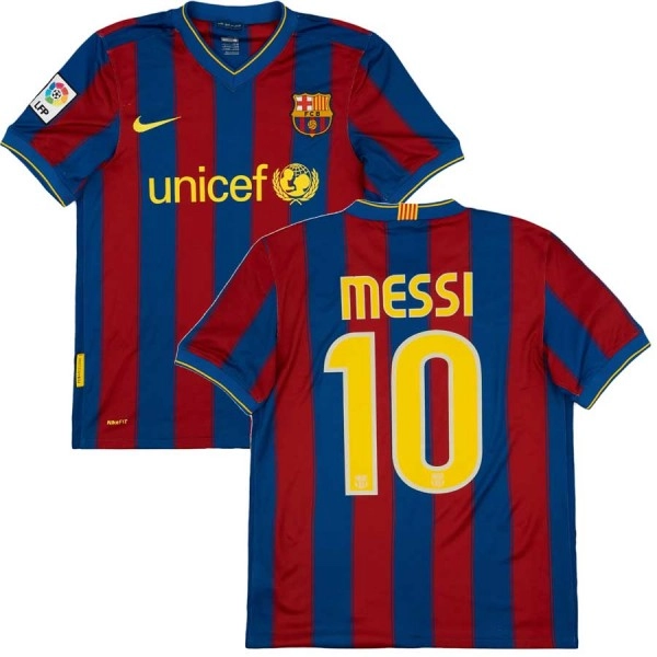 2009-10 Mens Barcelona Home Shirt Messi #10