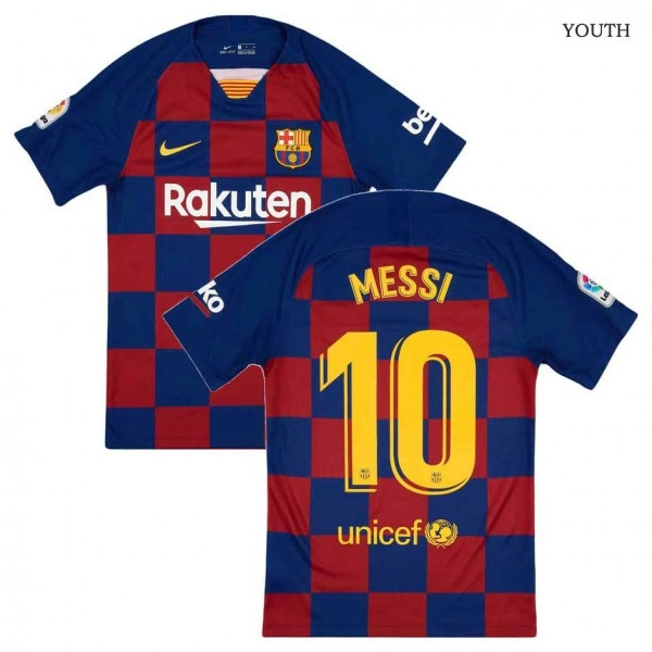2019-20 Barcelona Home Youth Shirt Messi #10